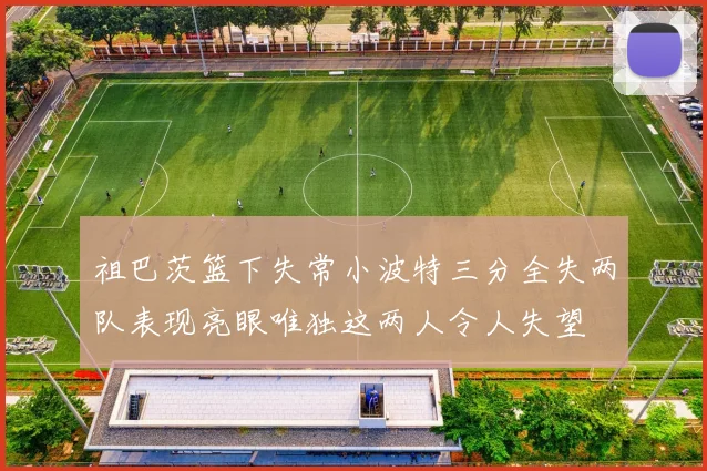 祖巴茨篮下失常小波特三分全失两队表现亮眼唯独这两人令人失望