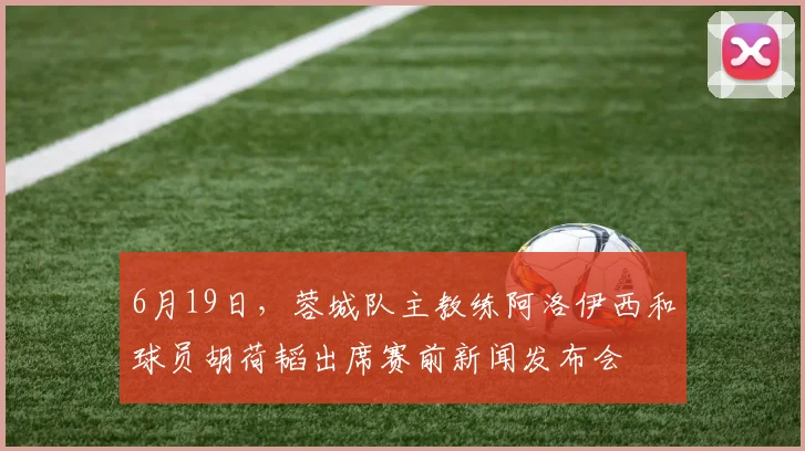 6月19日，蓉城队主教练阿洛伊西和球员胡荷韬出席赛前新闻发布会